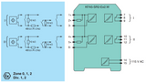 Connection image for Pepperl Fuchs KFA5-SR2-Ex2.W, Switch Amplifier