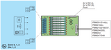 HICTB08-FBM-RAC-SC-IO08 Termination Board
