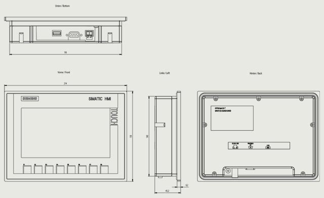 6AV2123-2GA03-0AX0, SIMATIC HMI, KTP700 Basic DP – Control Automation