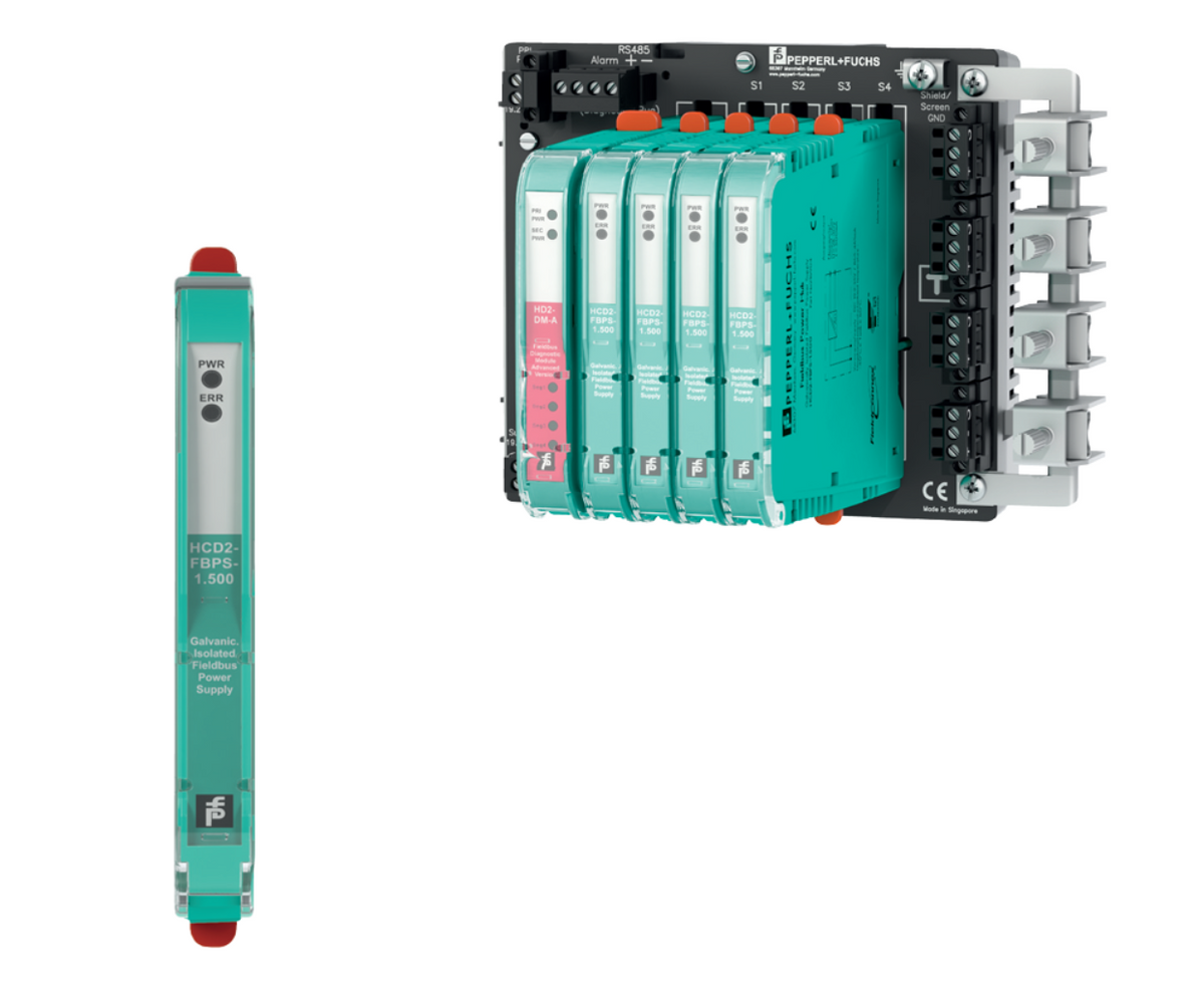 HCD2-FBPS-1.500, Fieldbus Power Hub, Compact Power Supply Module ...