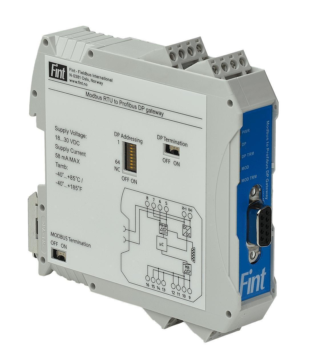 T511, Modbus to Profibus DP DIN Rail Mounted Converter – Control Automation