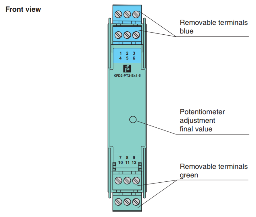 KFD2-PT2-EX1-5, Potentiometer Converter – Control Automation