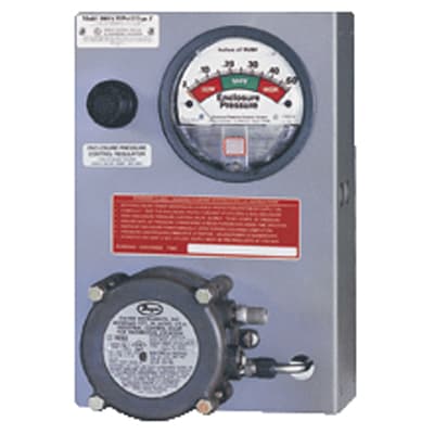 1001A-WPS-CI-YZ-RH-ECK - Encl Purge Sys, 1001A, With Pressure Switch, Class I, RH Mnt